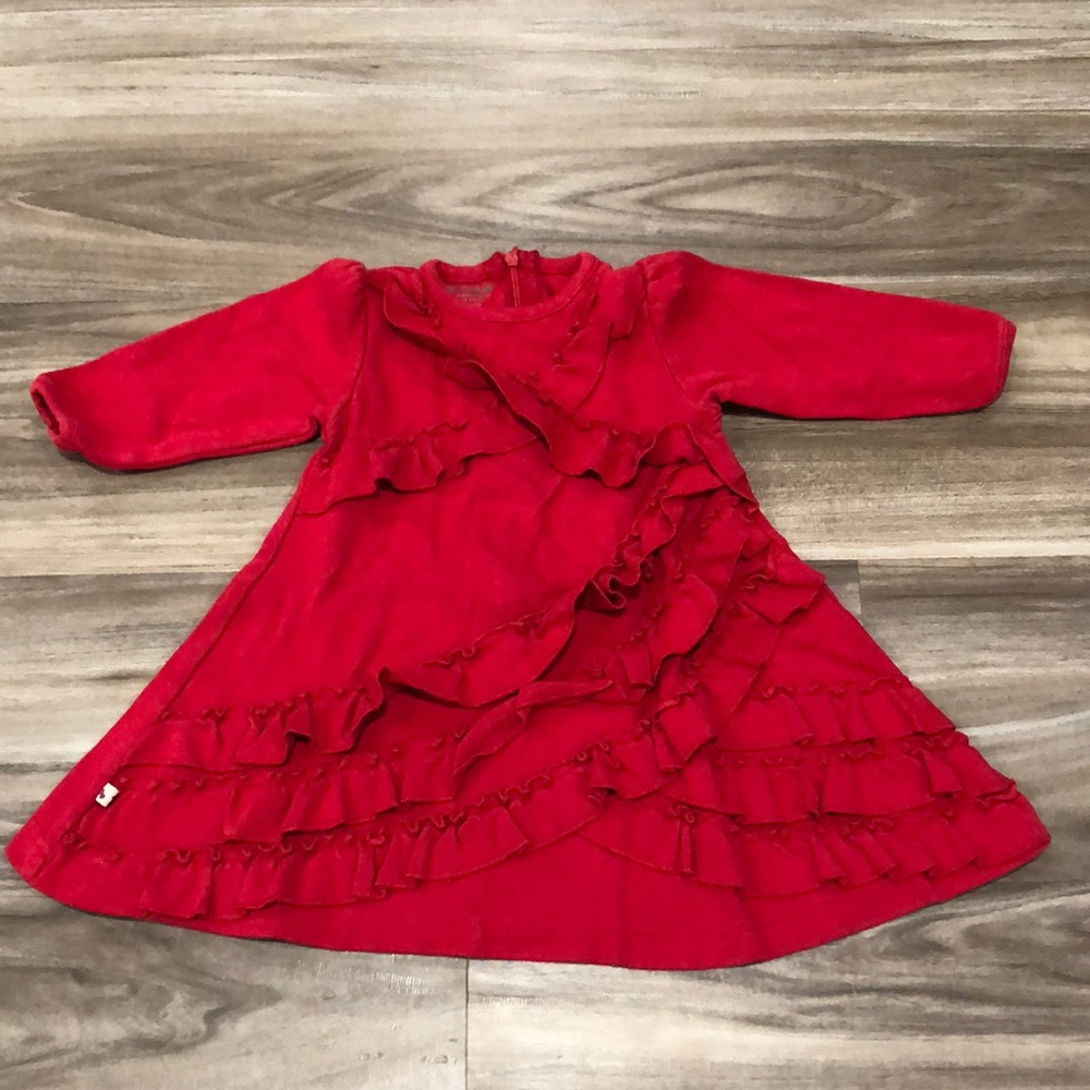 Cocobonbons red dress size 12 months